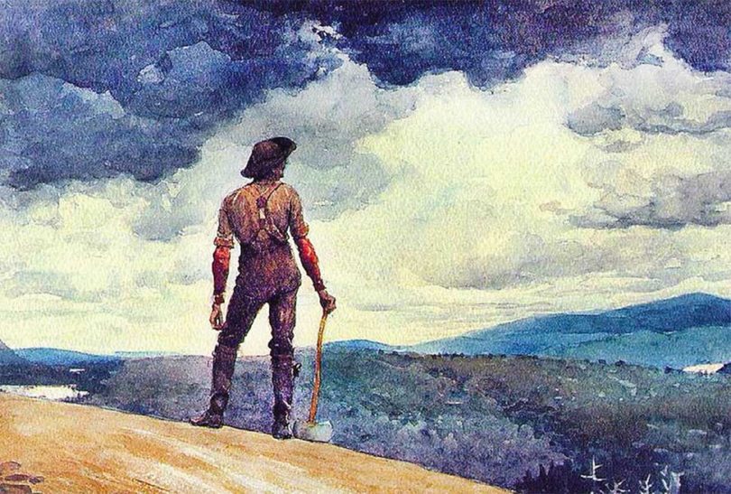 Penebang Kayu (Picture by Winslow Homer)