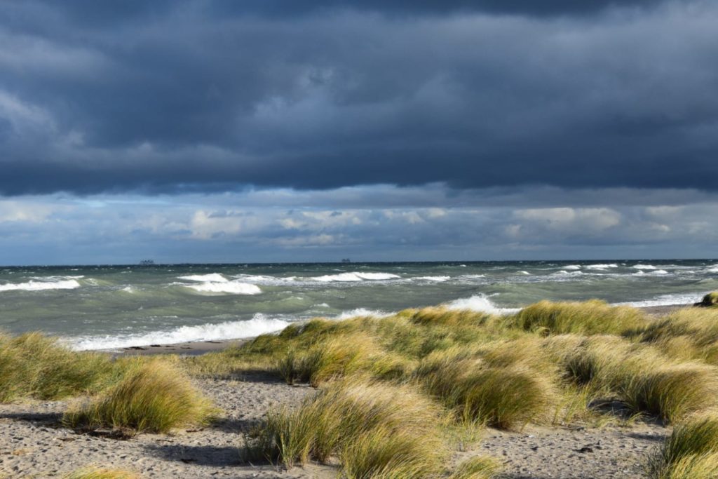 Menikmati deru ombak Laut Baltik di Pulau Fehmarn (Foto: Greta Mildenstein)