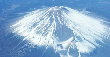 Gunung Fuji dari ketinggian 15.000 kaki (Foto: Ridwan Alibasah)