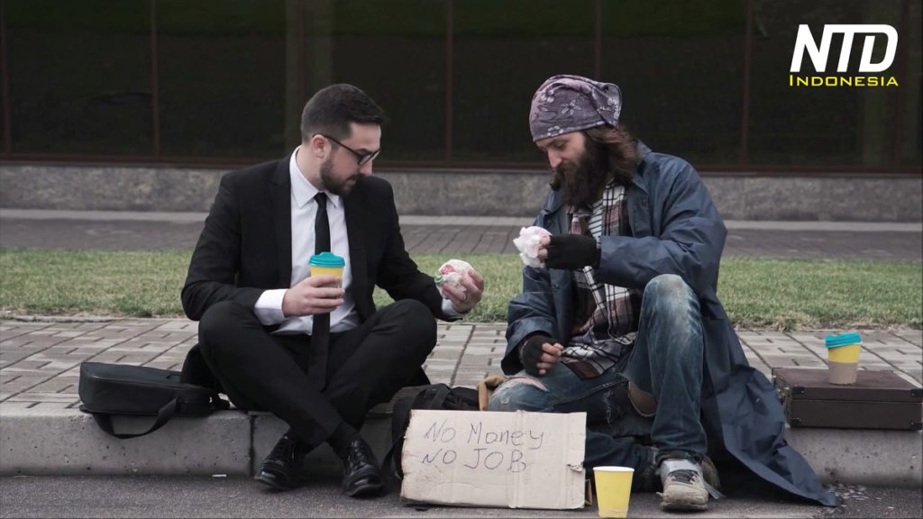 pengemis dan pria kaya