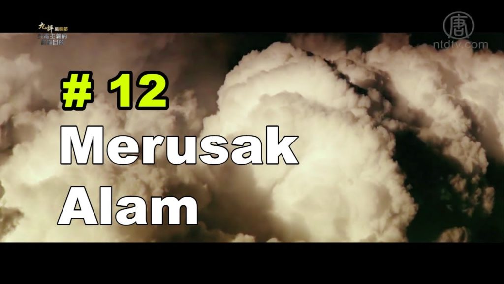 merusak alam