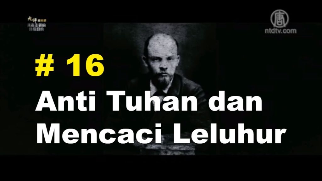 Anti Tuhan dan mencaci leluhur