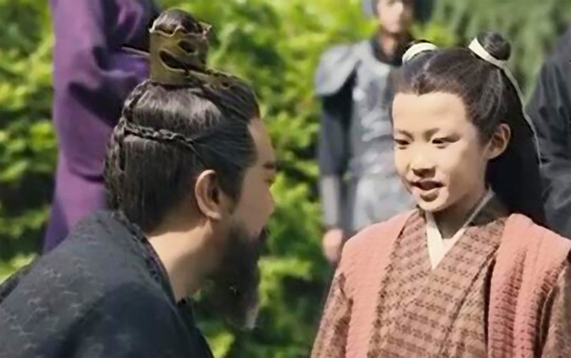 Caocao dan anaknya (ilustrasi)