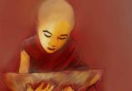 Biksu kecil (©Tania Chowdhury)