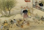 Lin Zexu mengawasi penghancuran opium. (©wikimedia)