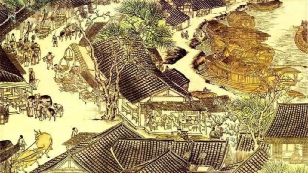 Kehidupan masyarakat Tiongkok kuno(Kredit: Public Domain)