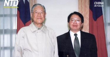 Mantan presiden Taiwan dan penasehatnya
