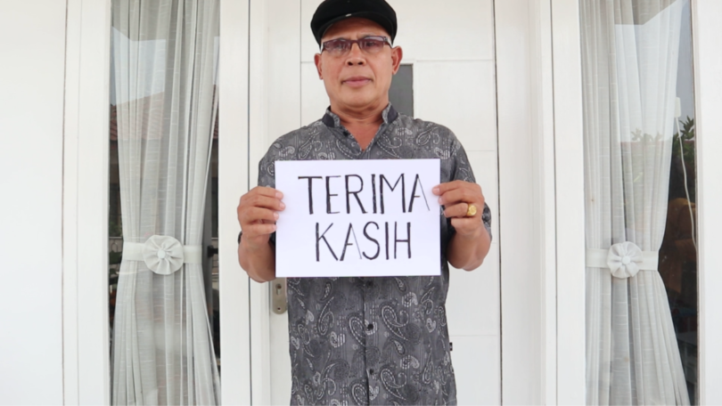 Terima kasih (Kredit: NTDIndonesia)