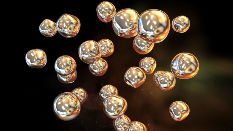 Nanopartikel Emas @Canva Pro