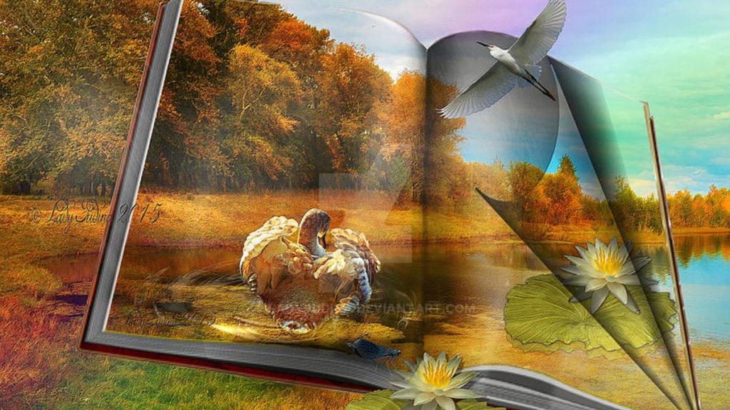 Kisah Angsa Emas adalah salah satu dari banyak cerita rakyat tradisional India dengan pelajaran moral. Diwariskan oleh Nenek-nenek yang bijak, kisah-kisah ini membantu menanamkan nilai-nilai kebajikan dalam generasi penerus anak-anak India. Gambar: ladyjudina via duckduckgo)