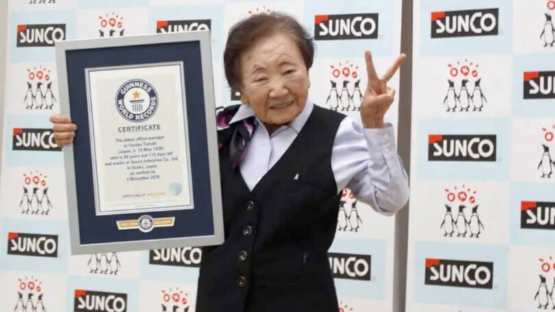 Yasuko Tamaki, karyawati berusia 92 tahun