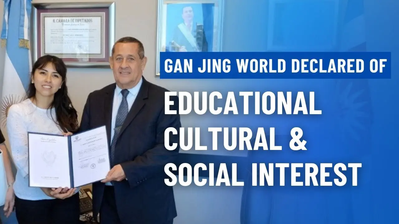 Platfrom Digital Gan Jing World Mendapat Penghargaan Honorable Chamber di Santiago